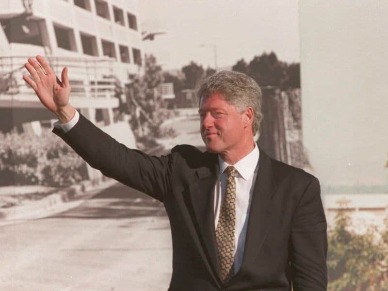President Clinton in Los Angeles 1994