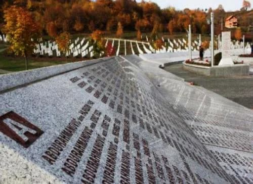 Srebrenica gedenkmonument
