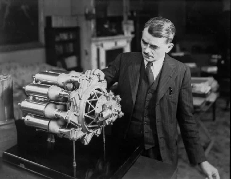 Frank Whittle, uitvinder van de straalmotor
