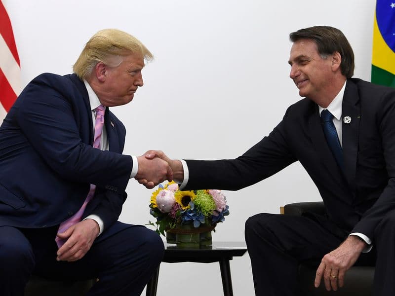 Donald Trump (VS) en Jair Bolsonaro (Brazilië)
