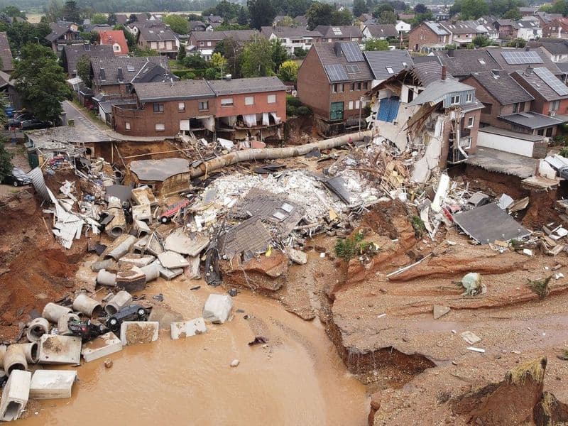 Op 16 juli 2021 vonden in de Duitse deelstaat Noordrijn-Westfalen overstromingen plaats door extreme regenval