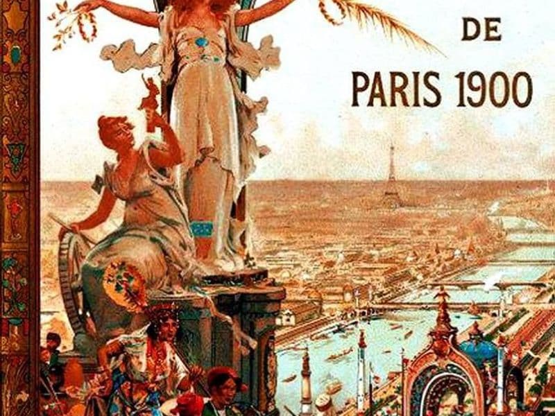 Poster Wereldtentoonstelling Parijs 1900
