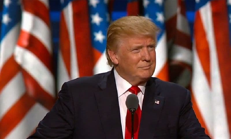 Donald Trump gekozen tot president VS