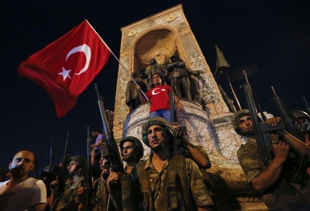 Mislukte staatsgreep in Turkije